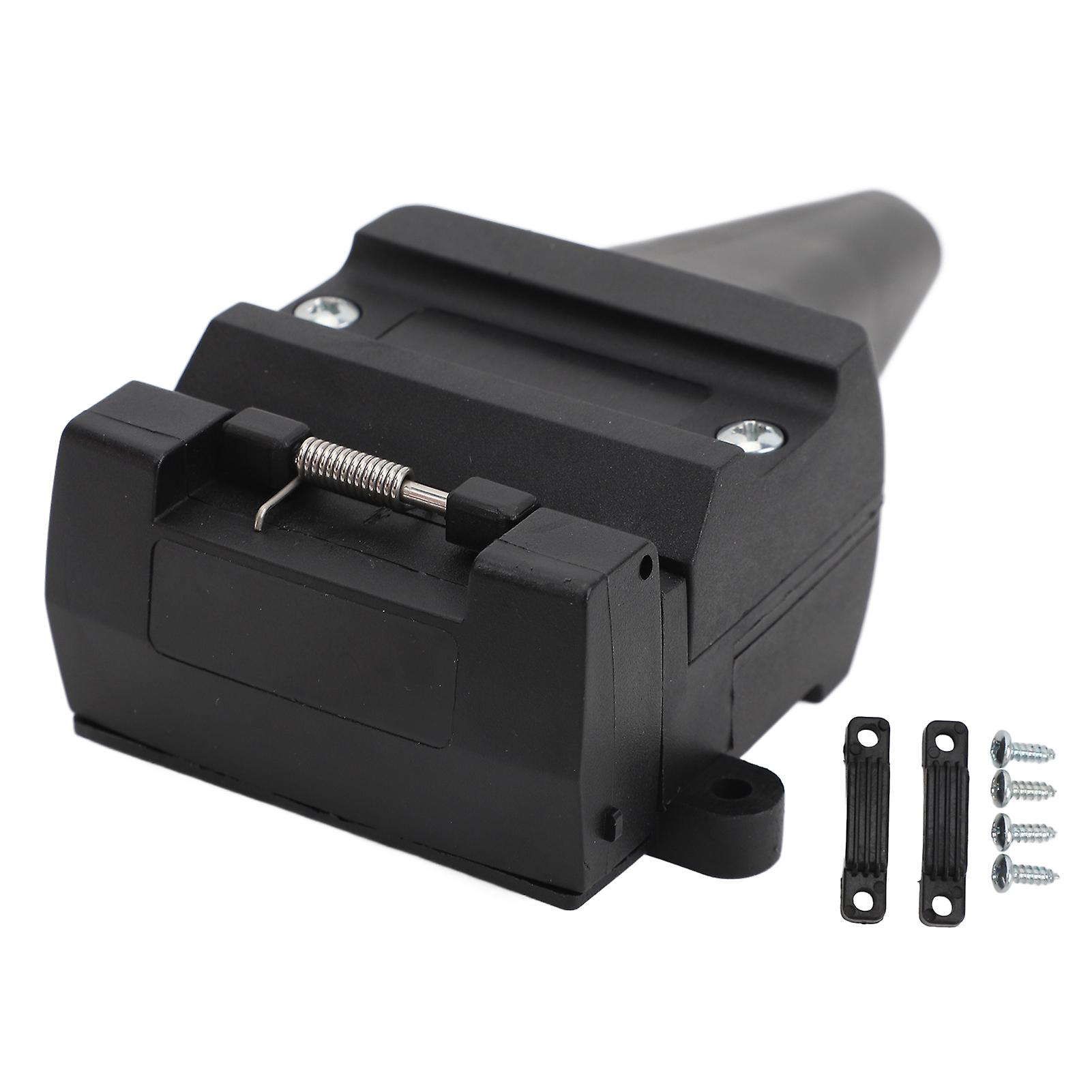 12 Pin Flat Trailer Socket Safe Stable Connection Reliable Performance for Caravan Boat RV