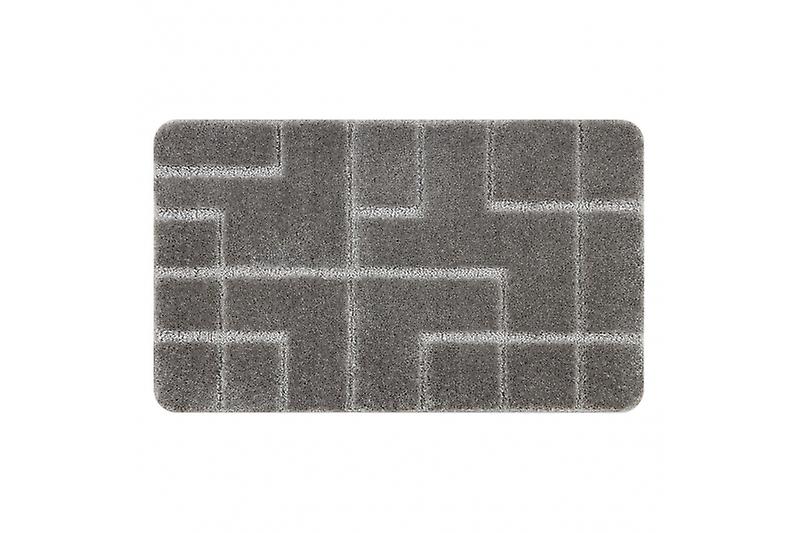 Bathroom rug SUPREME LINES non-slip, soft - grey