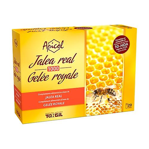 Apicol royal jelly 1000 20 vials of 10ml