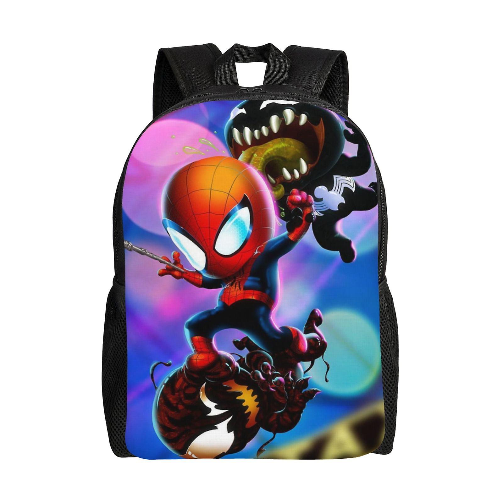Spider-Man Kid Backpack School Bag Elementary Students Bookbags