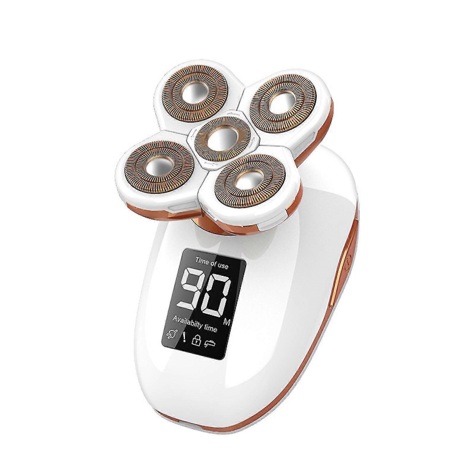 2024新しいレディース2in1電気シェーバー、ウェット/ドライレッグ充電式ロータリーシェーバー、防水グルーミングキット-女性用電気シェーバー、顔の毛の除去