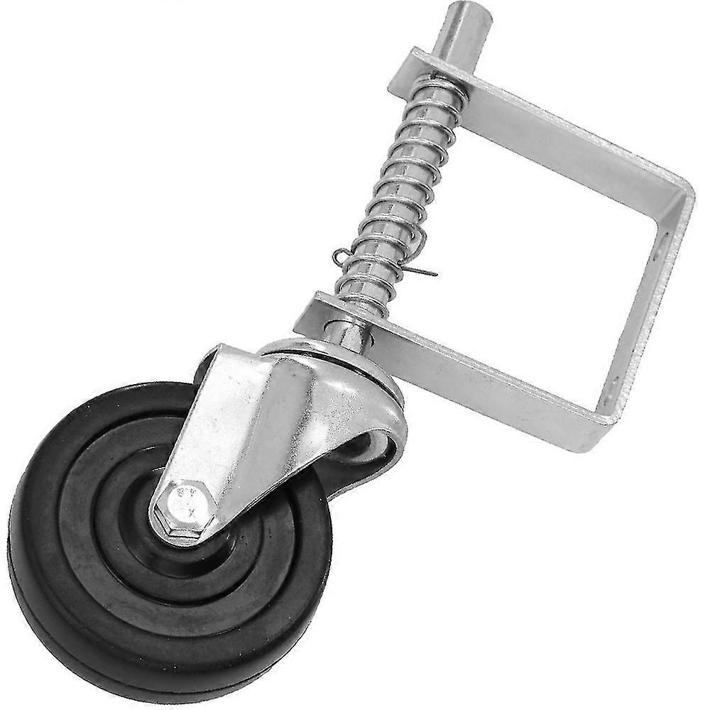 455654 100mm Spring-loaded Gate Castor Wheel 57kg Load Capacity | Fruugo UK