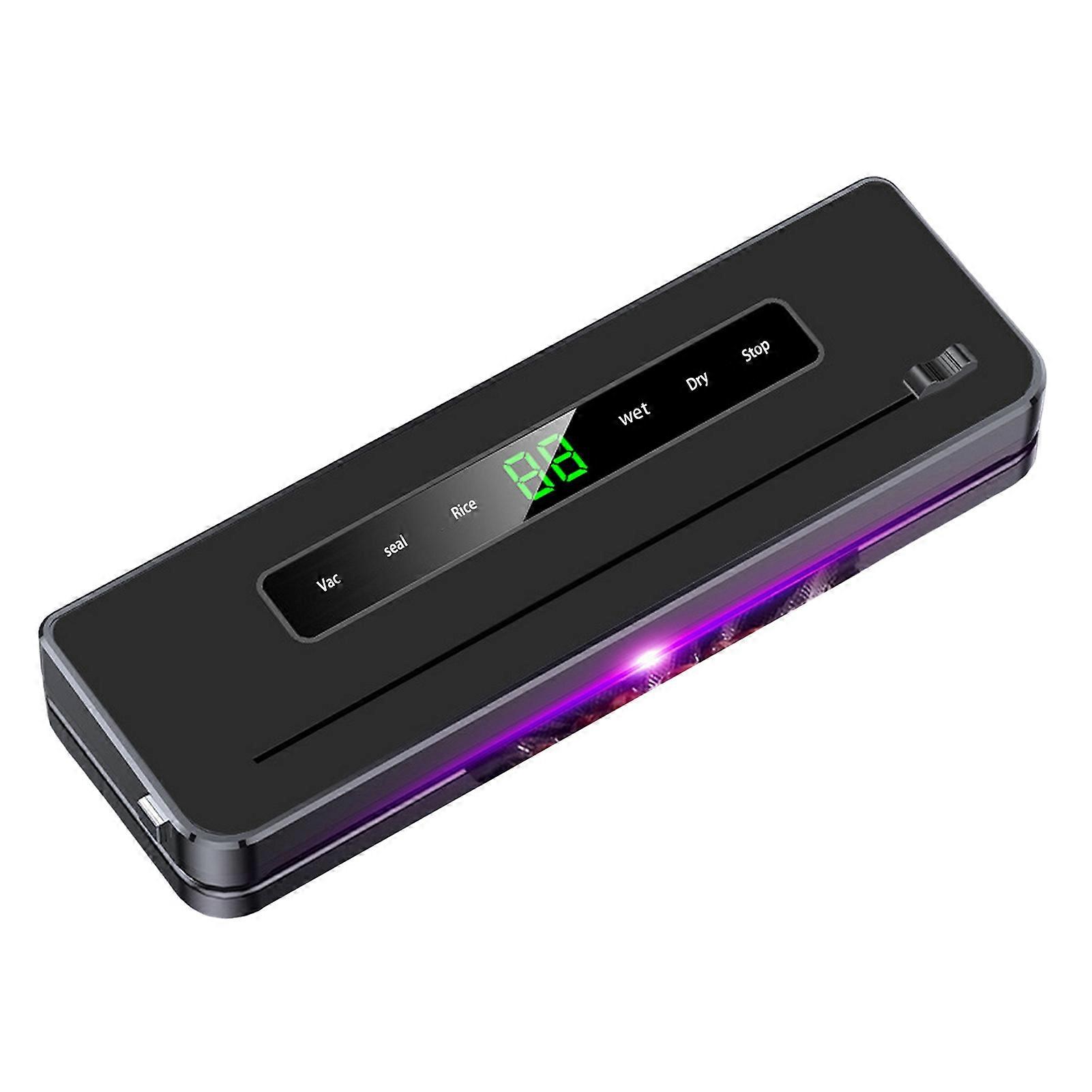 Vacuum Sealer with Strong Suction Power High-Speed Motor Fast Pumping Waterproof Touch Screen Design EU Plug Automatic Sealing Machine