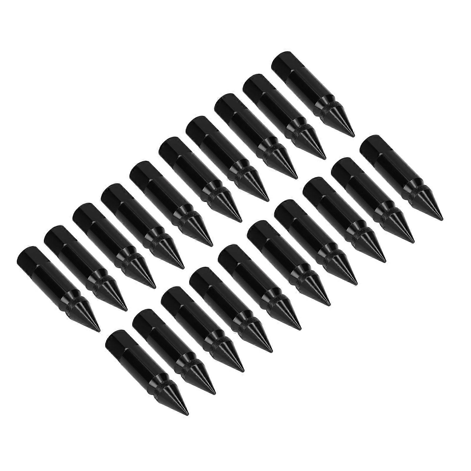 20pcs Universal M12x1.5 Racing Wheels Rims Lug Nuts 90mm Aluminium ...