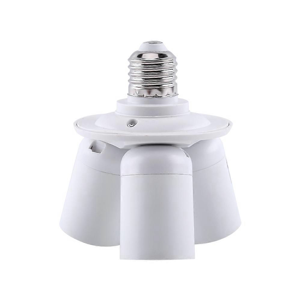 3 in 1 E27 To E27 Base Light Lamp Bulb Adapter Holder Socket Splitter New(3 in 1)