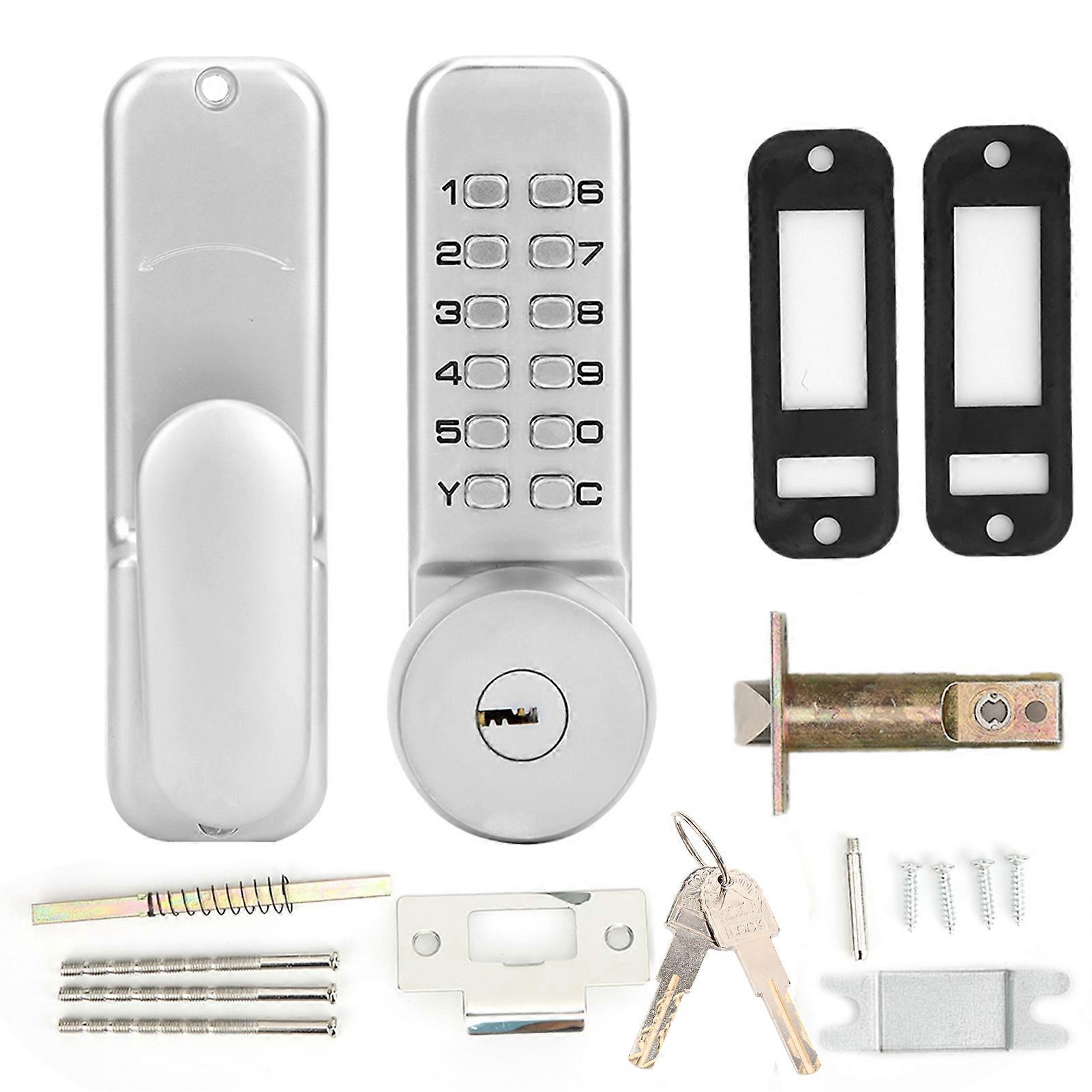 Serratura digitale meccanica Set Password impermeabile Pulsante Combinazione Keyless Entry per Home Office