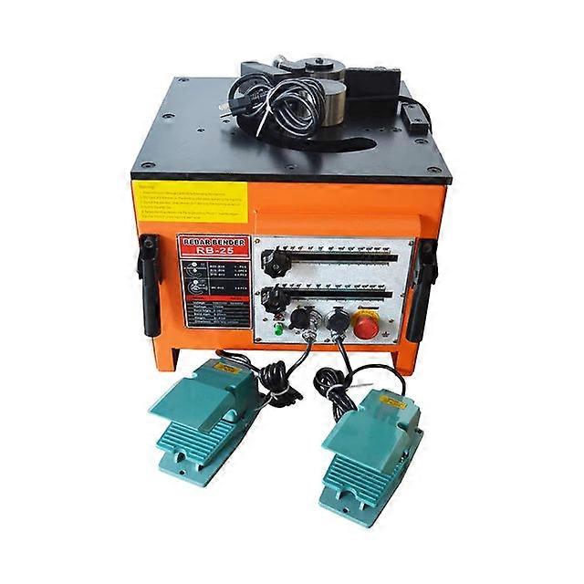 Rb-25 חותך בנדר הידראולי חשמלי עם דוושות רגל 1700w מהירות 110v 5-6s 6 מ"מ-25 מ"מ לכיפוף מוטות פלדה