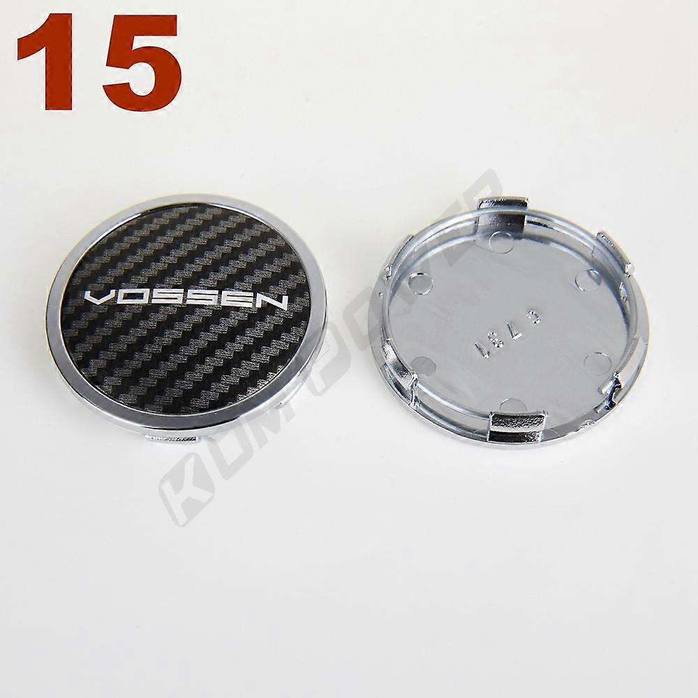 4PCS OD 65MM/ID 60MM καπάκι πλήμνης τροχού VOSSEN λογότυπο σπορ κάλυμμα ζαντών κεντρικό καπάκι τροχών