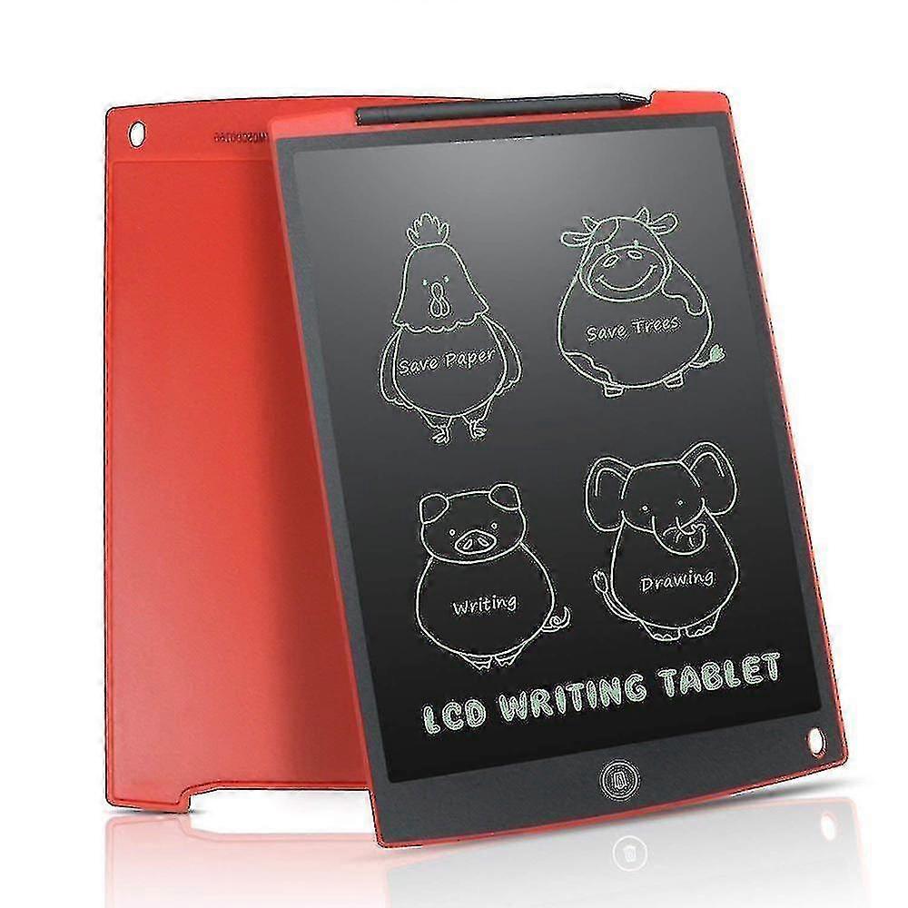 Newyes Red 12 Inch Lcd Writing Tablet Digital Drawing Tablet Handwriting Pads Electronic Tablets Ewr