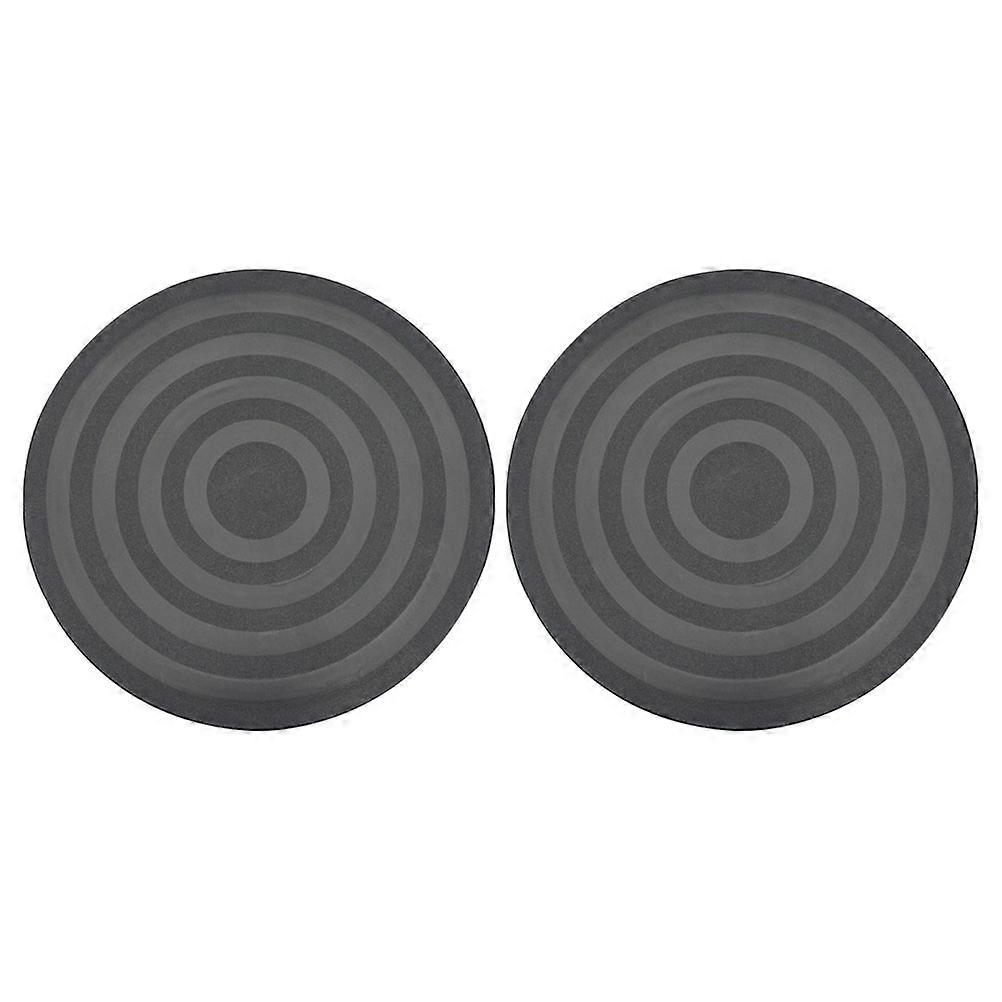 2pcs Rotating Swivel Stand Plastic Turntable 360 Degree Rotation Turntable