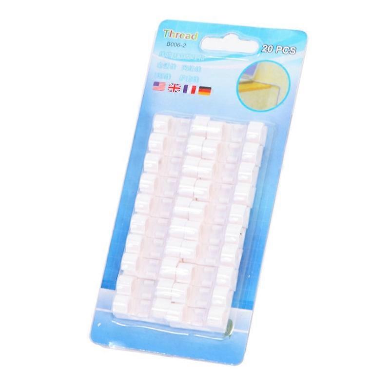 20 Pcs Cable Clips Organizer Drop Wire Holder Cord Management Self-Adhesive Cable Manager Fixed Clamp Wire Winder