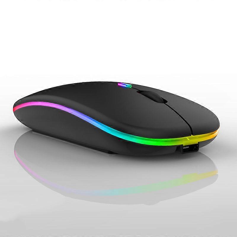Bluetooth dual-mode wireless mouse charging mute computer laptop office game luminous wireless mouse