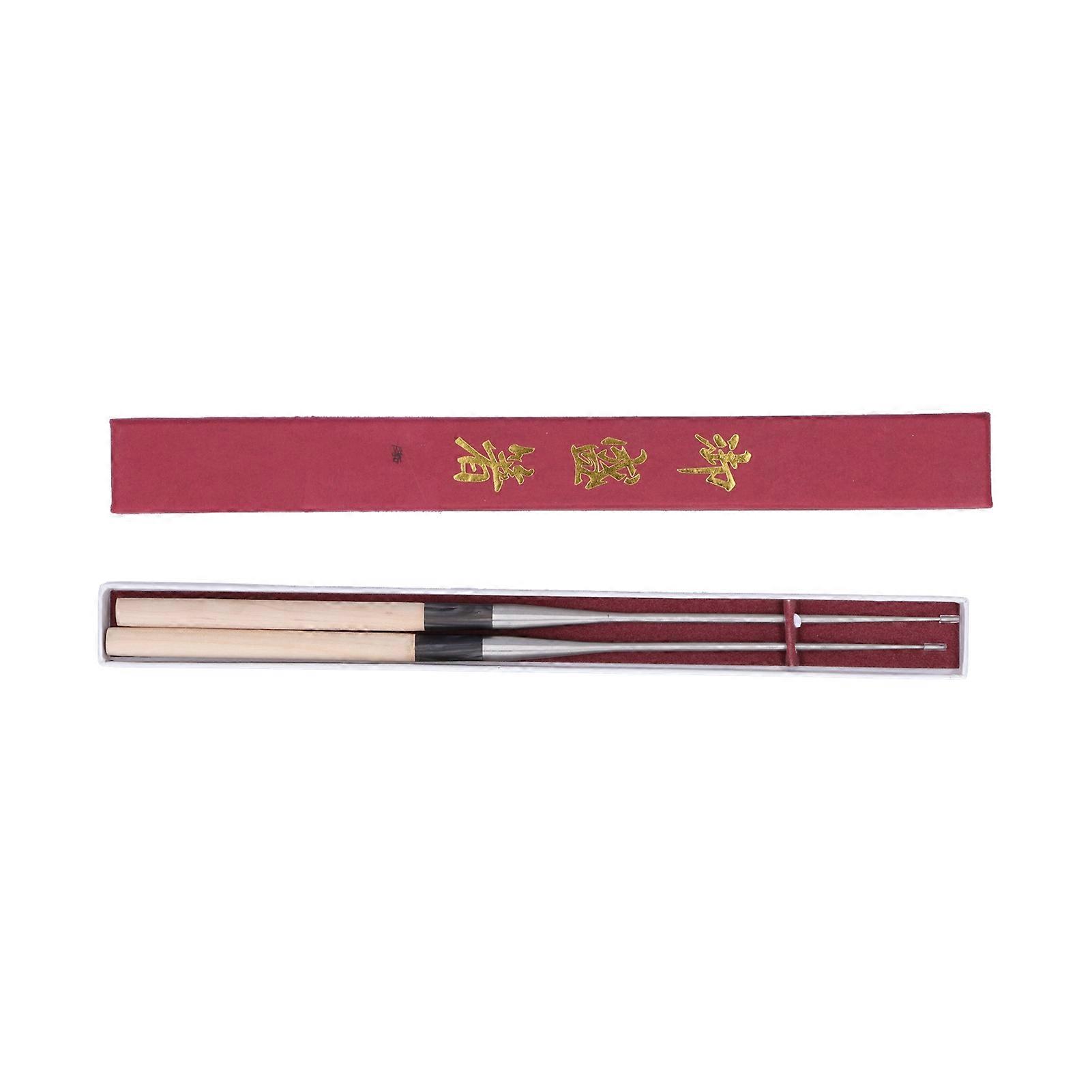 Japanese Sushi Chopsticks with Wood Handle Cooking Chopsticks Tableware Serving Utensils180MM