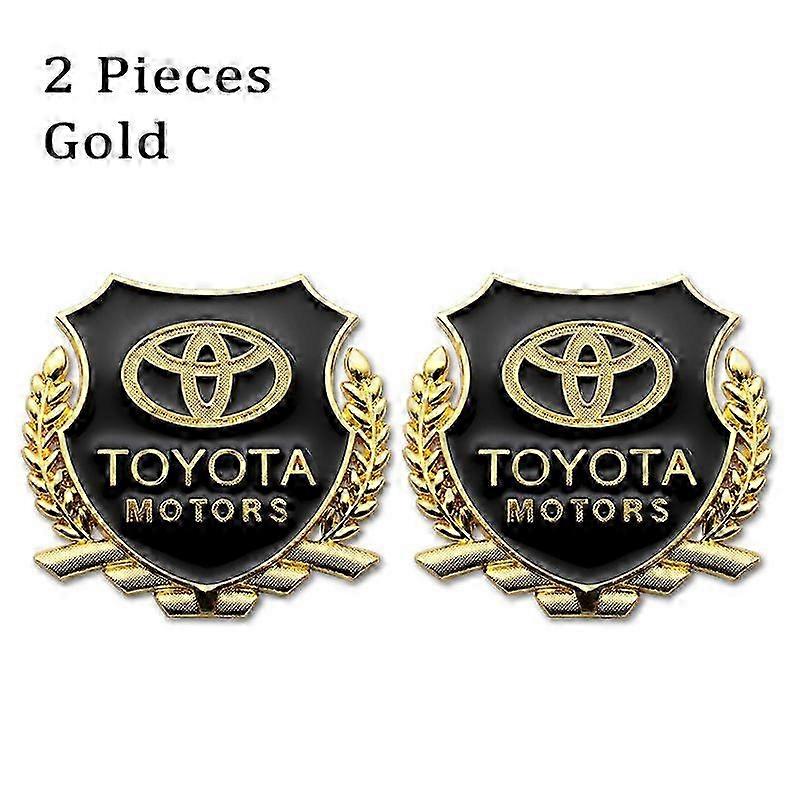 トヨタカローラCHR Rav4ヤリスオーリスプリウスカムリアクセサリー用3Dメタルエンブレムカースタイリングボディウィンドウデコレーションステッカーバッジ