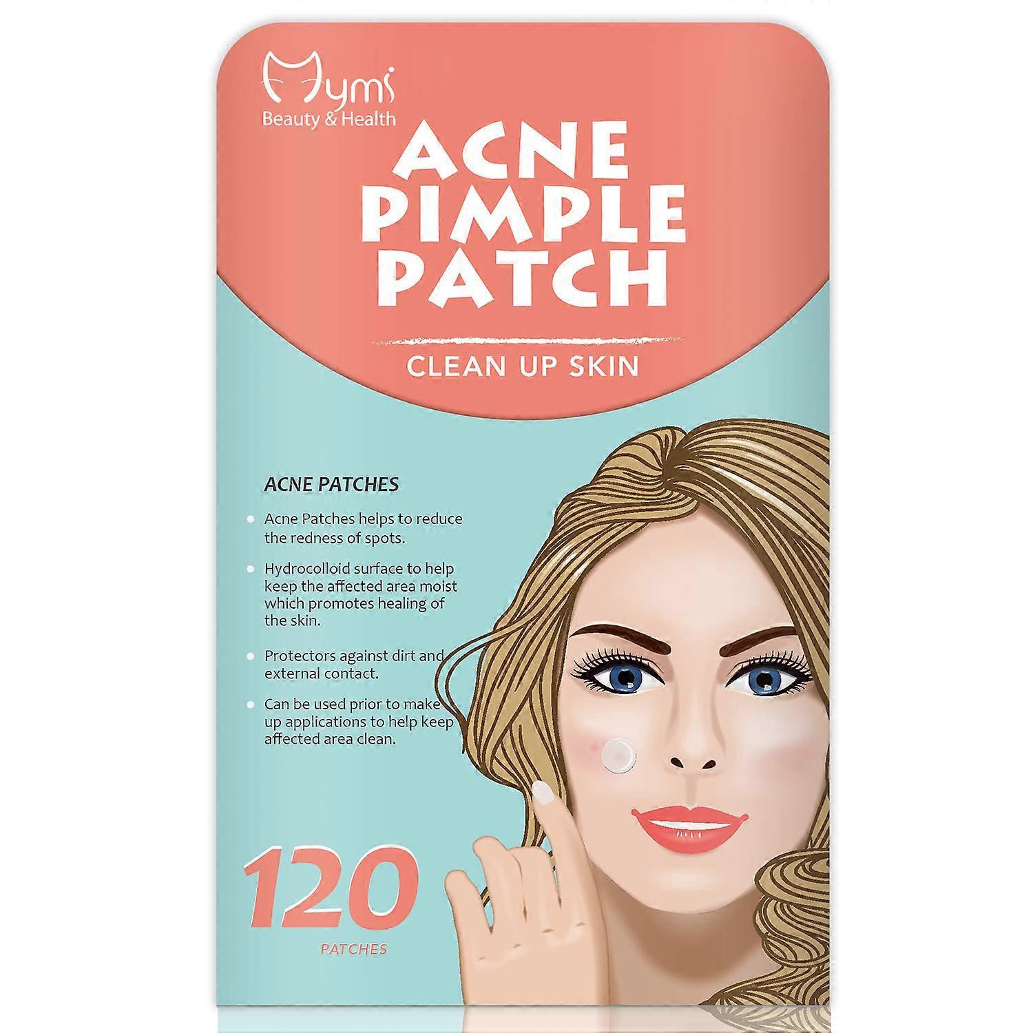 Pimple Patch 120 Counts, Pimple Plasters, Face Stickers, Pimple Patch Plasters, Invisible Pimple Patches for Treatment Acne Care