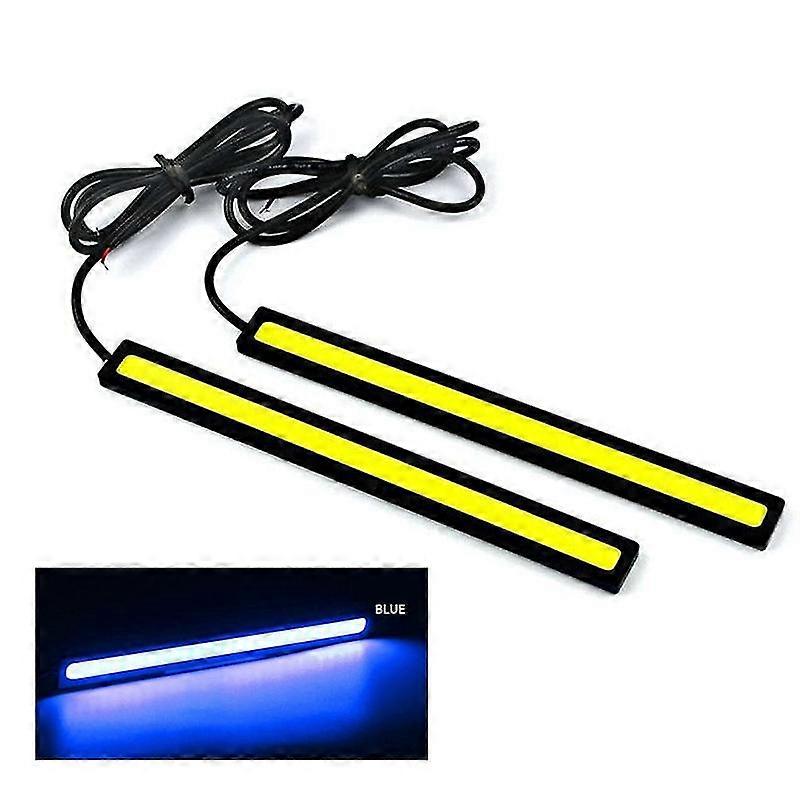 2pcs Universal Daytime Running Light,piese automobile 17cm Dc12v impermeabil led lights cob drl auto led strip auto interior 2024 nou
