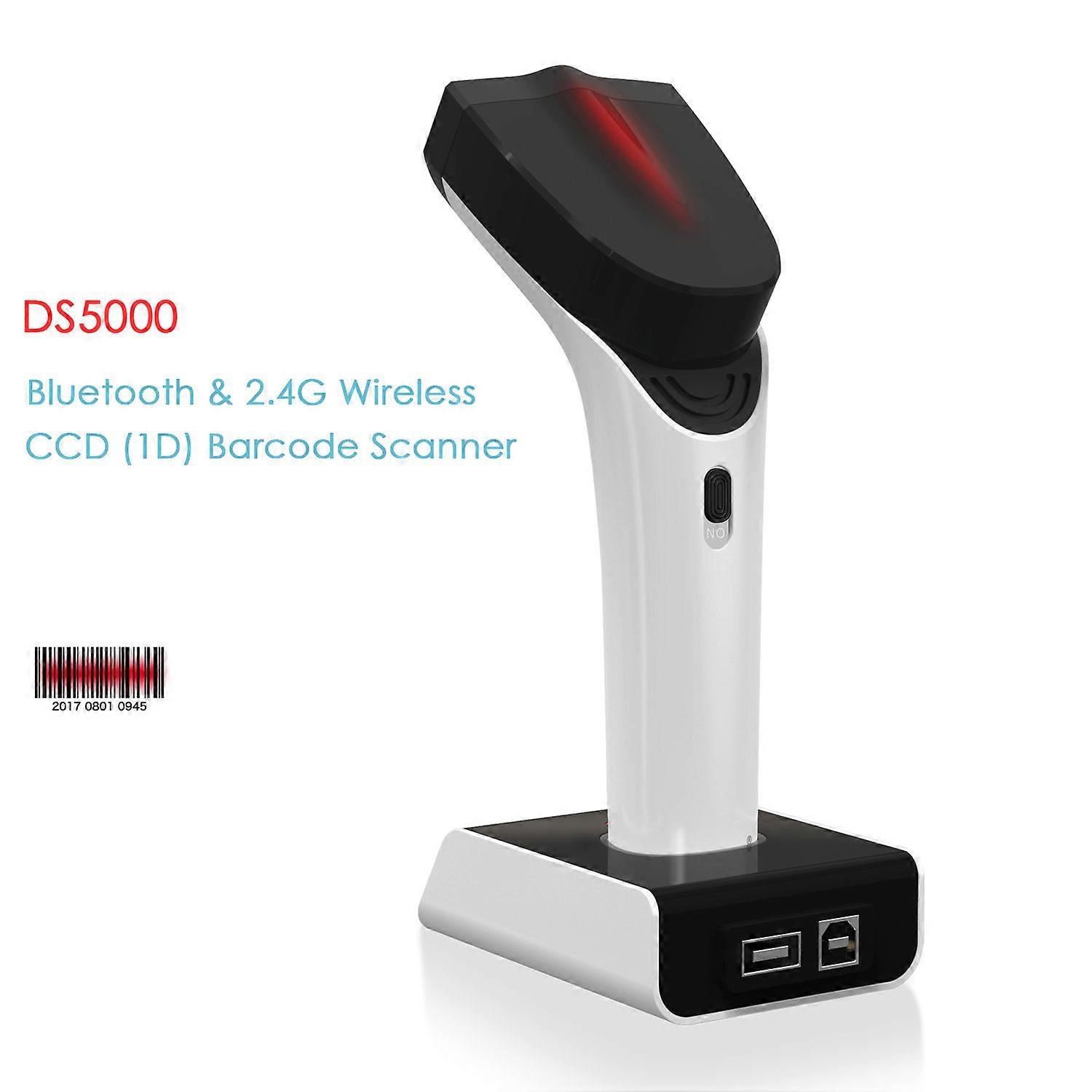 Bluetooth 2D Barcode Scanner DS7500 Automatic Wireless QR Barcode Reader Precise scanning DataMatrix PDF417 for POS System