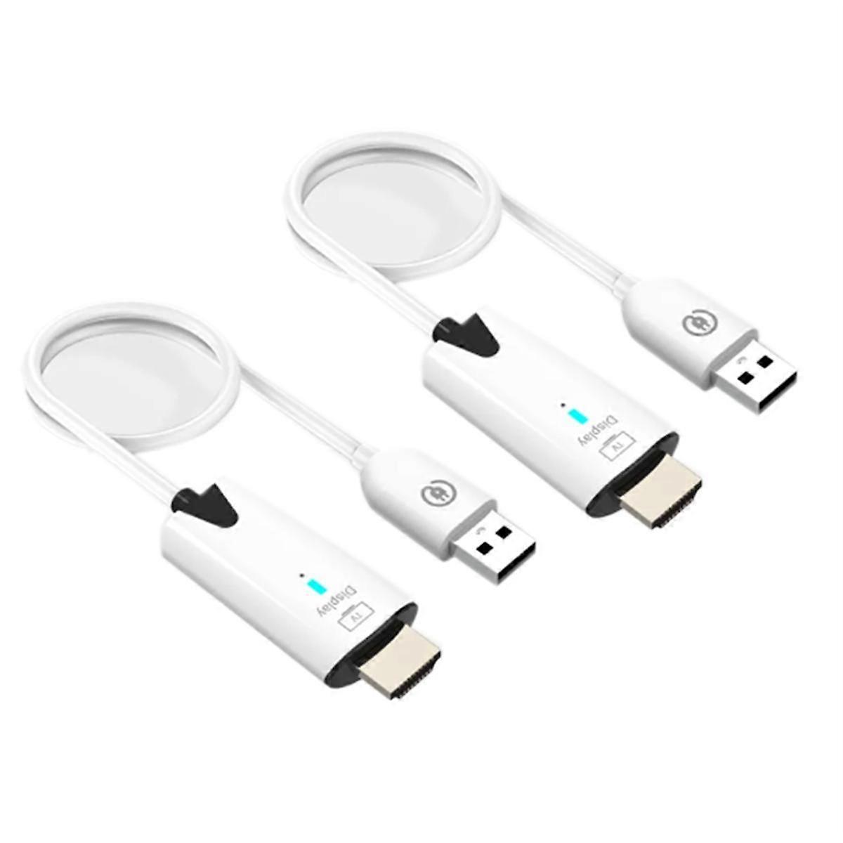 5G 30M Wireless -Compatible Extender Cable Audio Video Transmitter&Receiver Display Adapter for Cam