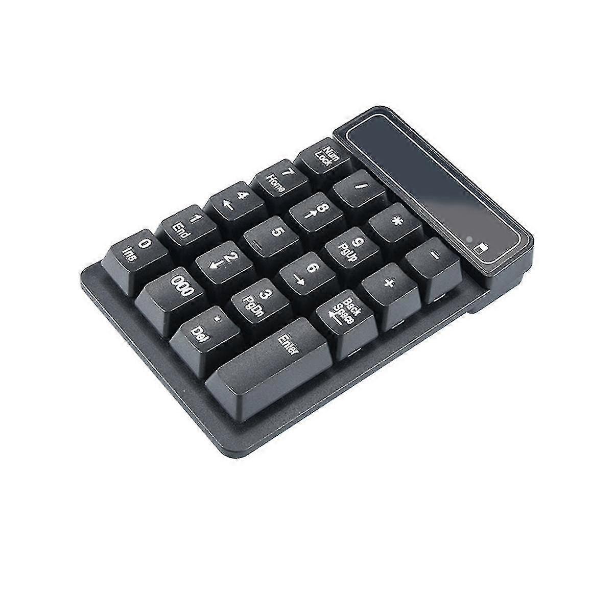 2.4ghz Wireless Keyboard Mini Usb Numeric Keypad 19 Keys Number Pad Numpad Receiver For Accounting