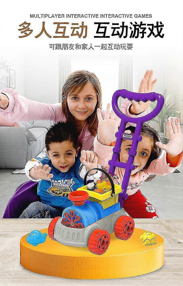 Children's Tank Trolley Bubble Machine Electric Bubble Blowing Outdoor Wedding Automatic Bubble Machine