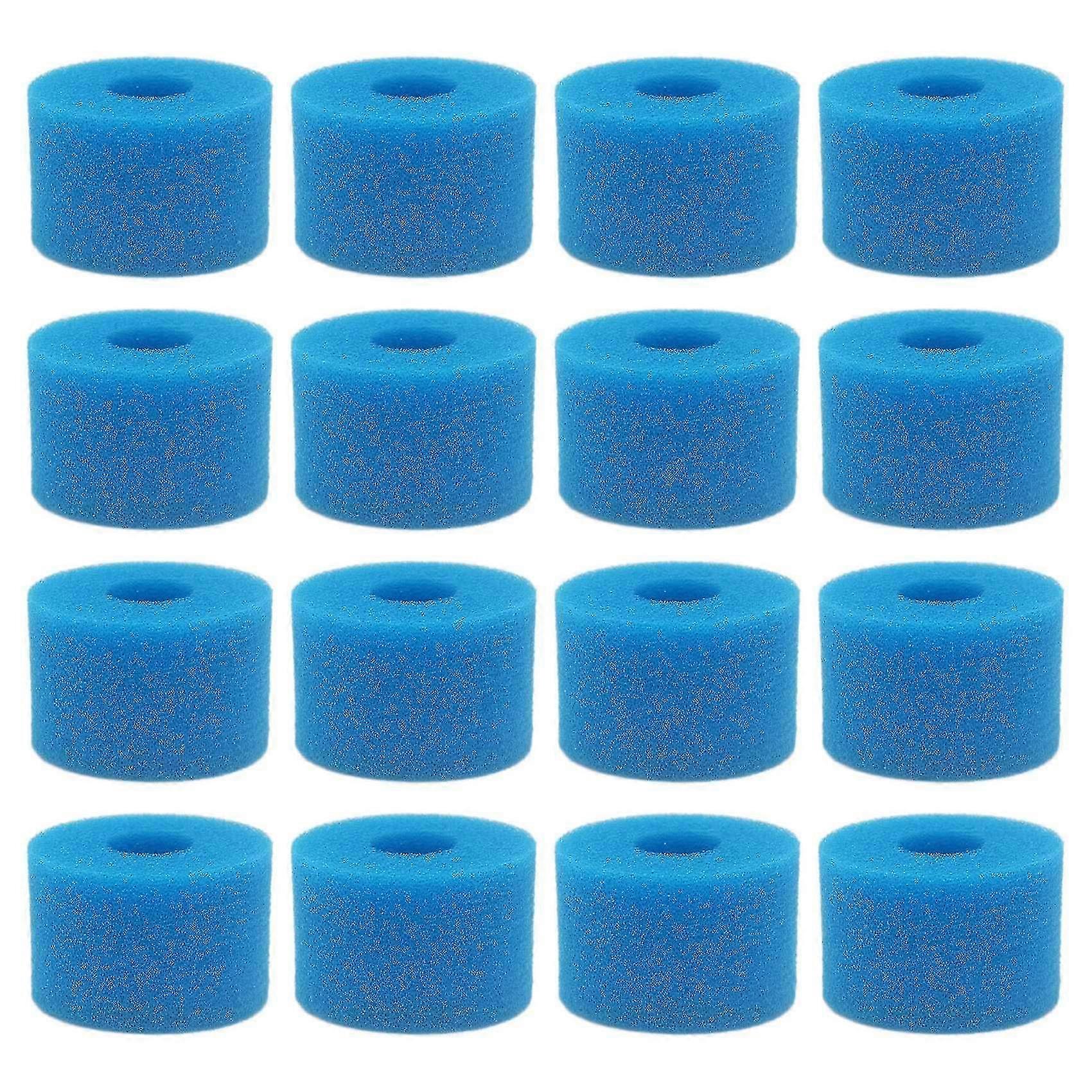 16pc pour Pure Spa Cartouche filtrante en mousse lavable réutilisable S1 Type