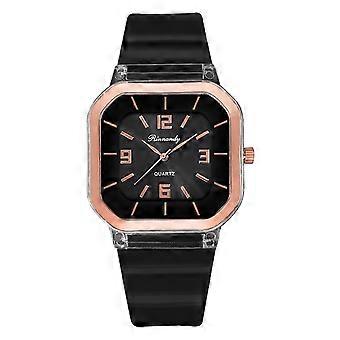 Fashion Casual  Belt Watches Silica Gel Ladies' Small Dial Quartz Clock Dress