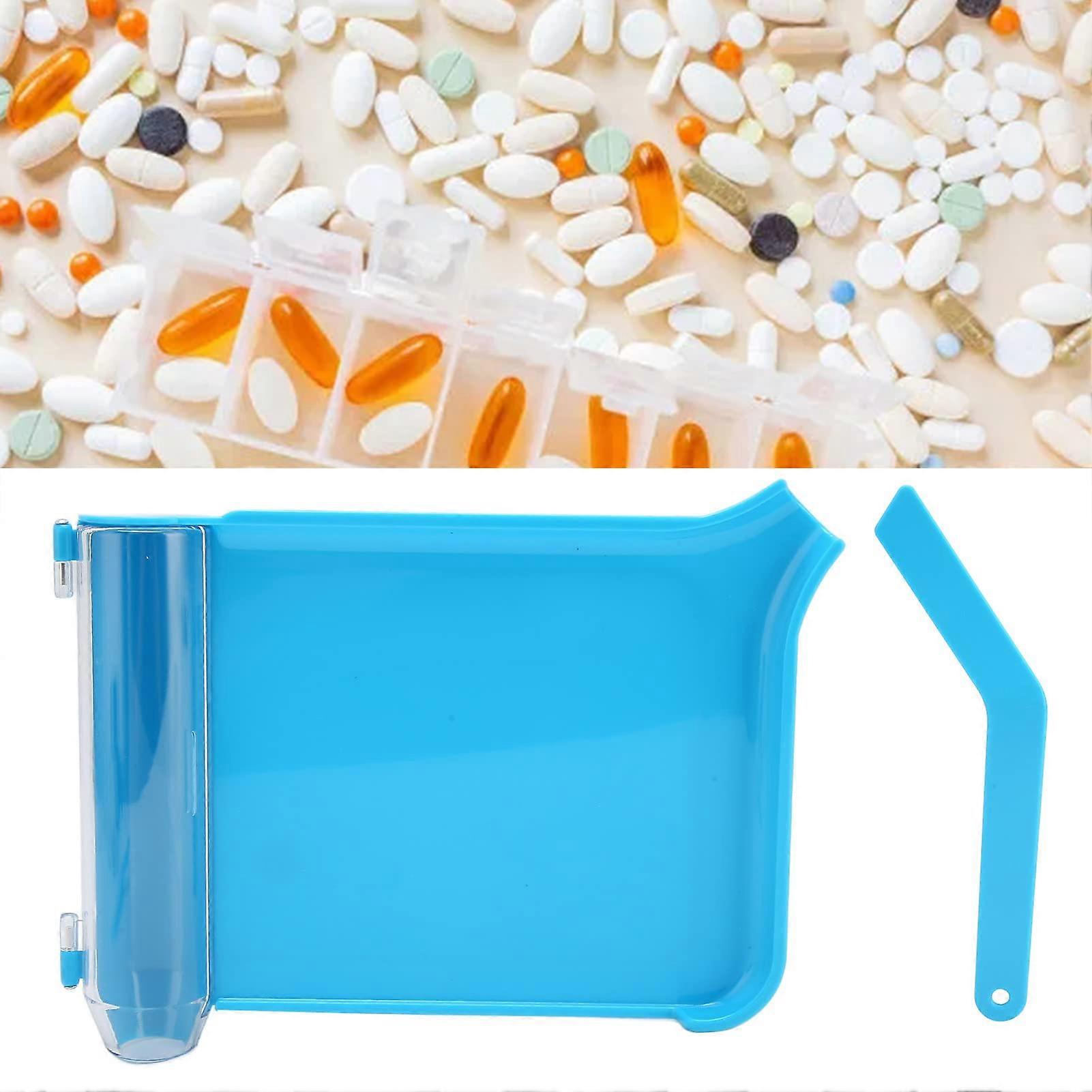 Plastic Pharmacy Counter Dispenser Tray Counting with Spatula Tablet Dispensing Hand Practical