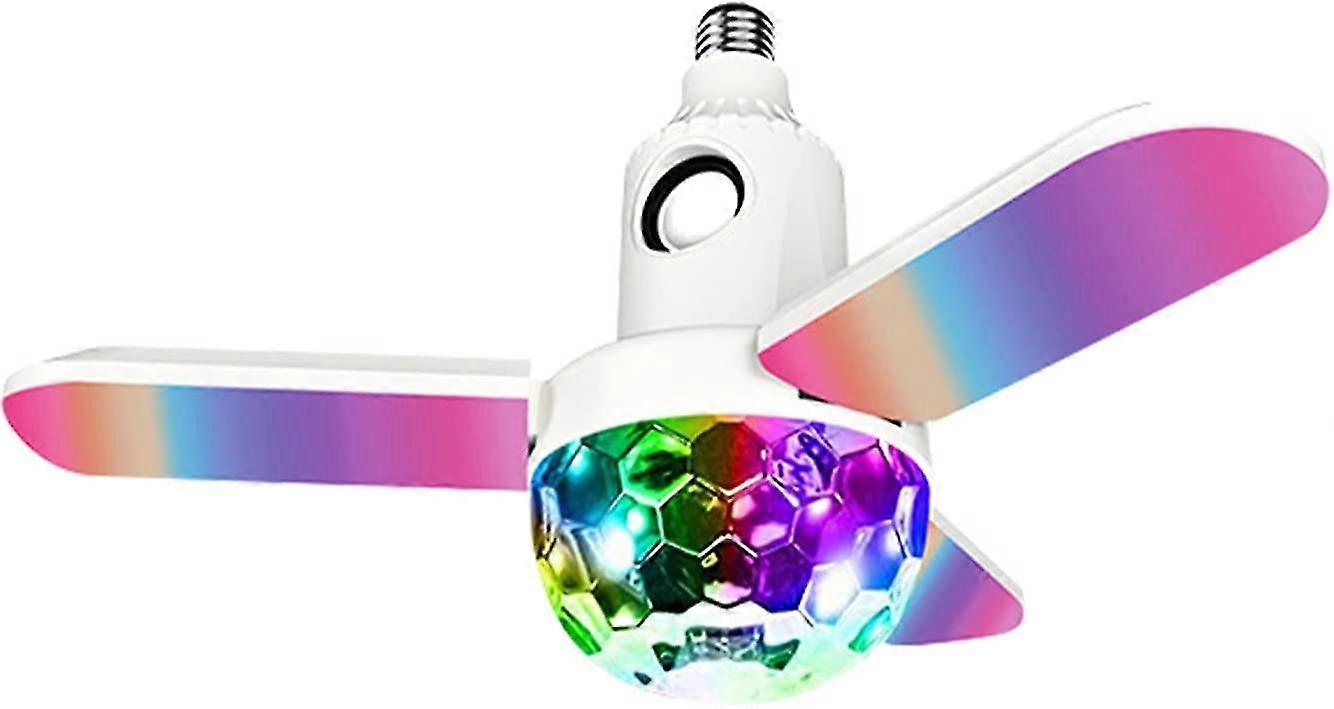 Bluetooth 5.0 Rgb Light Kids Fan Shaped Night Light With Foldable Color Changing Lamp 120 X 240mm