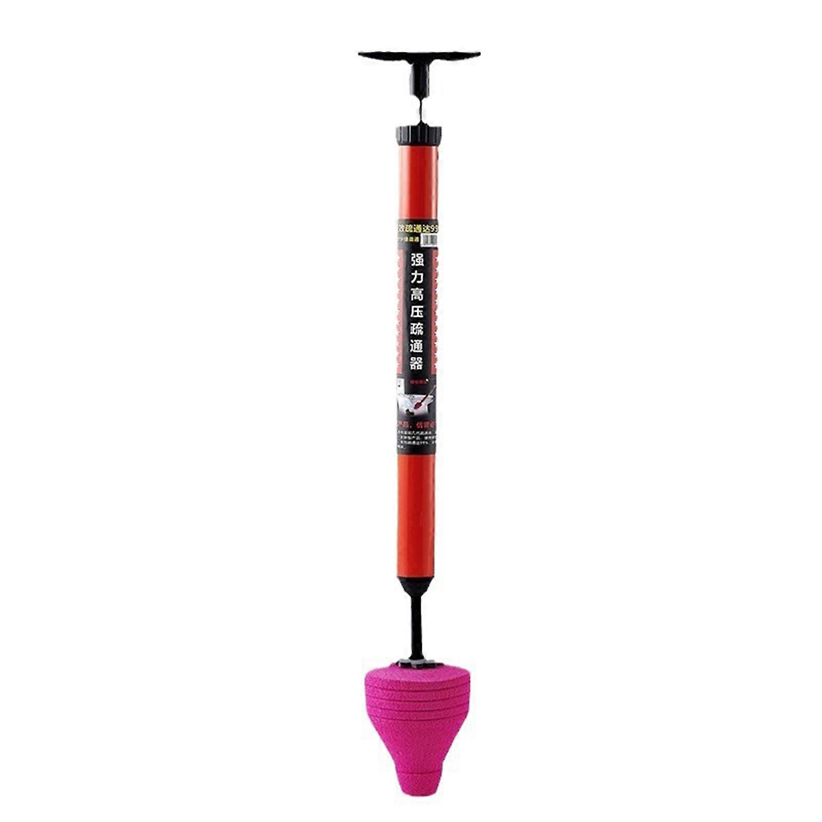 Toilet Plunger High Pressure Toilet Unclogger Kit Flexible Drain Clog Remover Tool for Bathroom Kitchen
