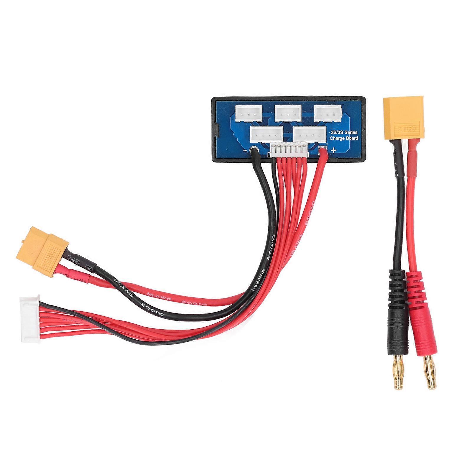لوحة الشحن المتوازية XT60 الموز 2S 3S شاحن ميزان البطارية محول التوسع