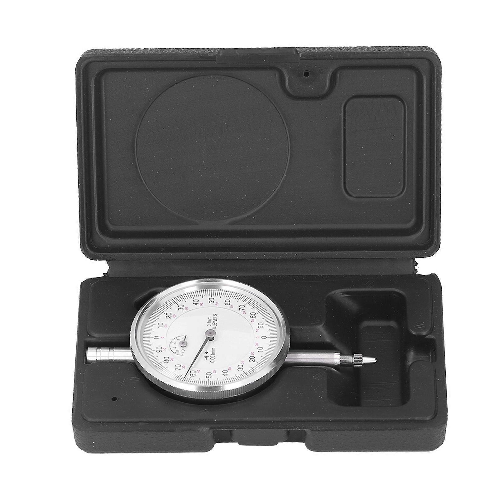 Dial Indicator Gauge 0?1mm Range 0.001mm Accuracy Aluminium Alloy Tool for Measuring