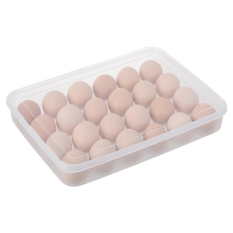 1 Pack Fridge Egg Rack With Lid