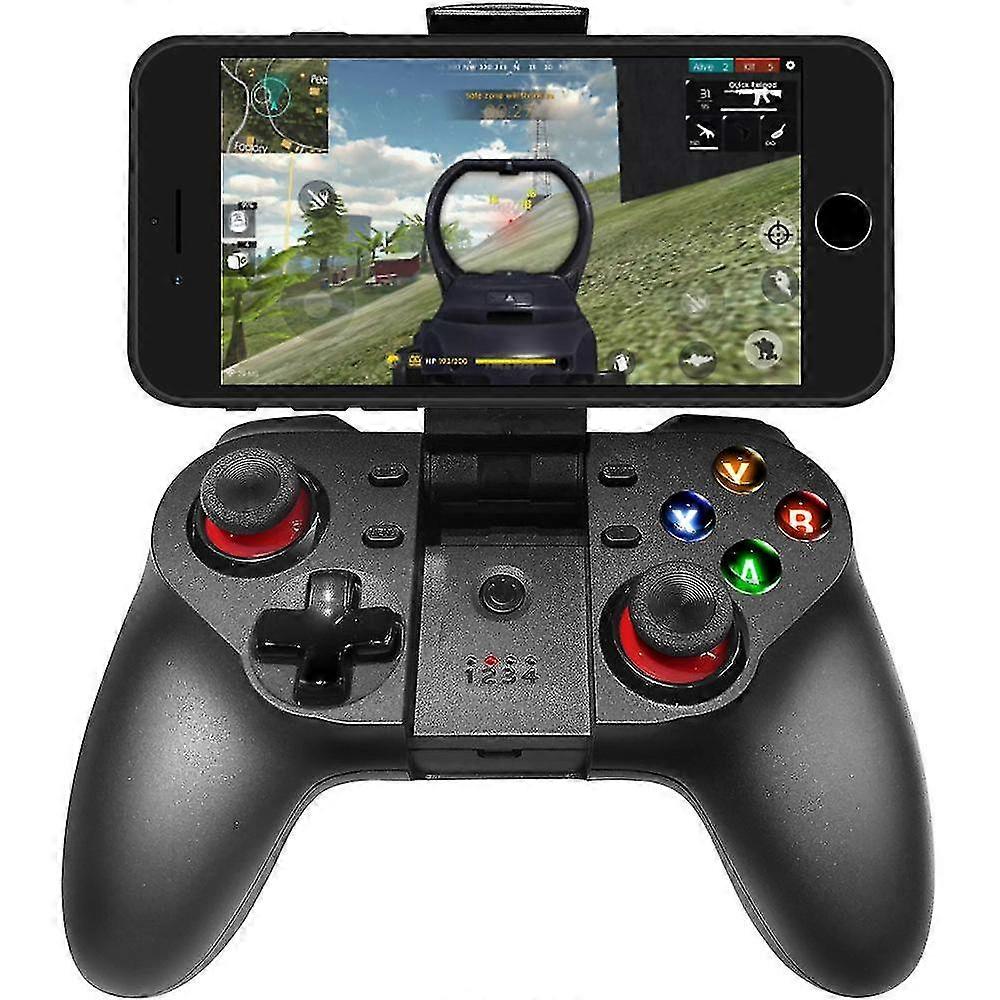 Upgraded Mobile Game Controller, Wireless Bluetooth Gamepad Joystick Multimedia Game Controller Comp