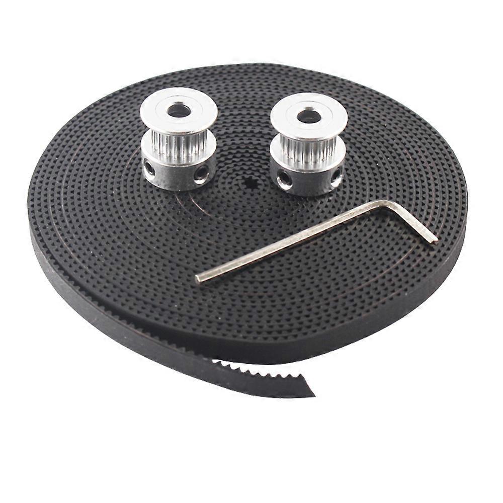Hot 3D Printer Parts Accessory 2pcs GT2 16teeth 16 teeth Timing Alumium Pulley Bore 5mm Width 6mm W