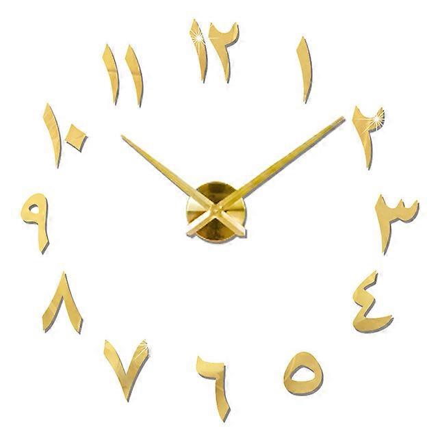 Creative wall clock acrylic diy wall clock wall clock mirror wall sticker wall sticker clock clock gold clock
