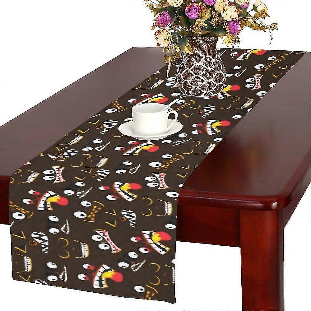 Ghost Faces Halloween Table Runner 40x180 Cm
