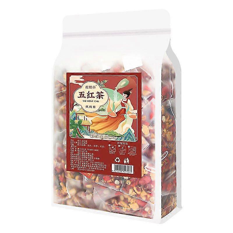 250 g (25 bustine) di tè con zucchero di canna, bacche di goji, datteri rossi, arachidi e fagioli rossi, tè dimagrante, salutare e anti-età 25 pcs
