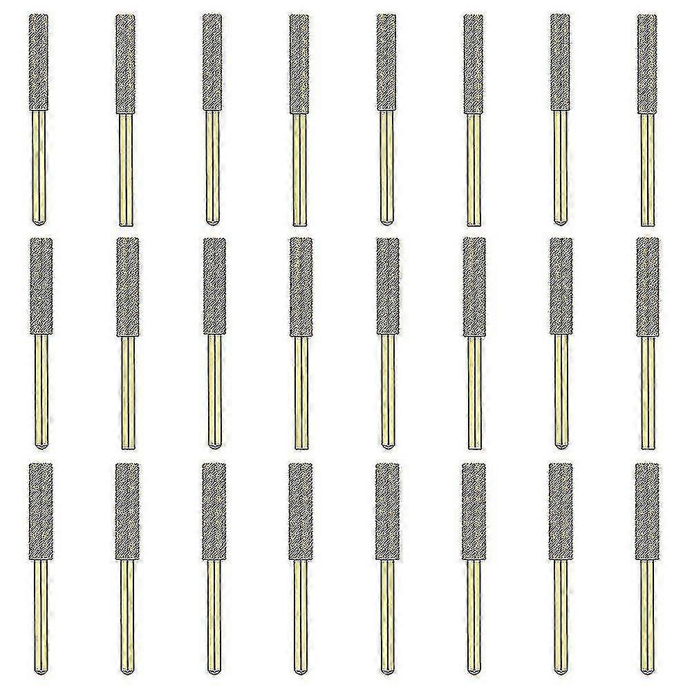 24 st Diamond Chainsaw Sharpener Bit Kits, 5/32 tum, (guld)