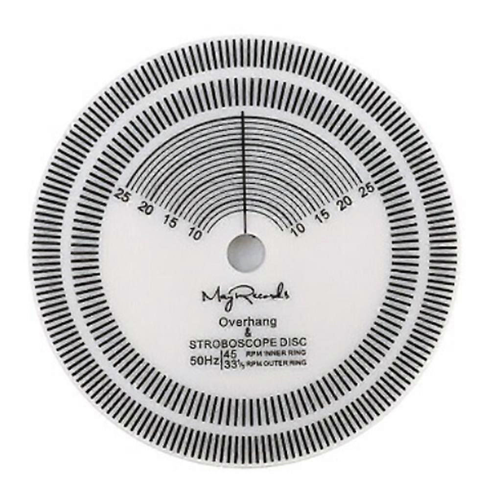 LP Record Player Strobe Disc Calibration Tachometer Record Player Speed Detection Record Calibration