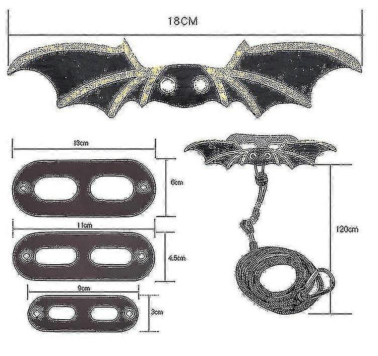 Adjustable Lizard Leash Bearded Dragon Harness Cool Leather Wings#d265142