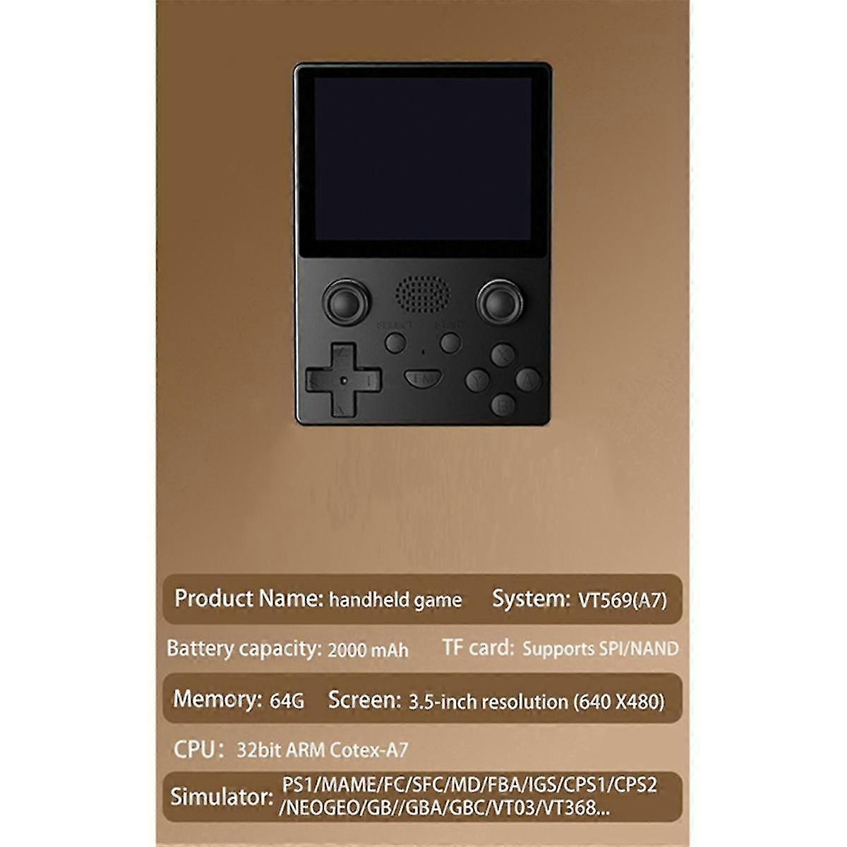Ps1 12シミュレータコンソール15000 +ゲーム用2000mahバッテリー3.5インチIPSスクリーンゲームコンソールブルーのためのX5ポータブルゲームアーケード