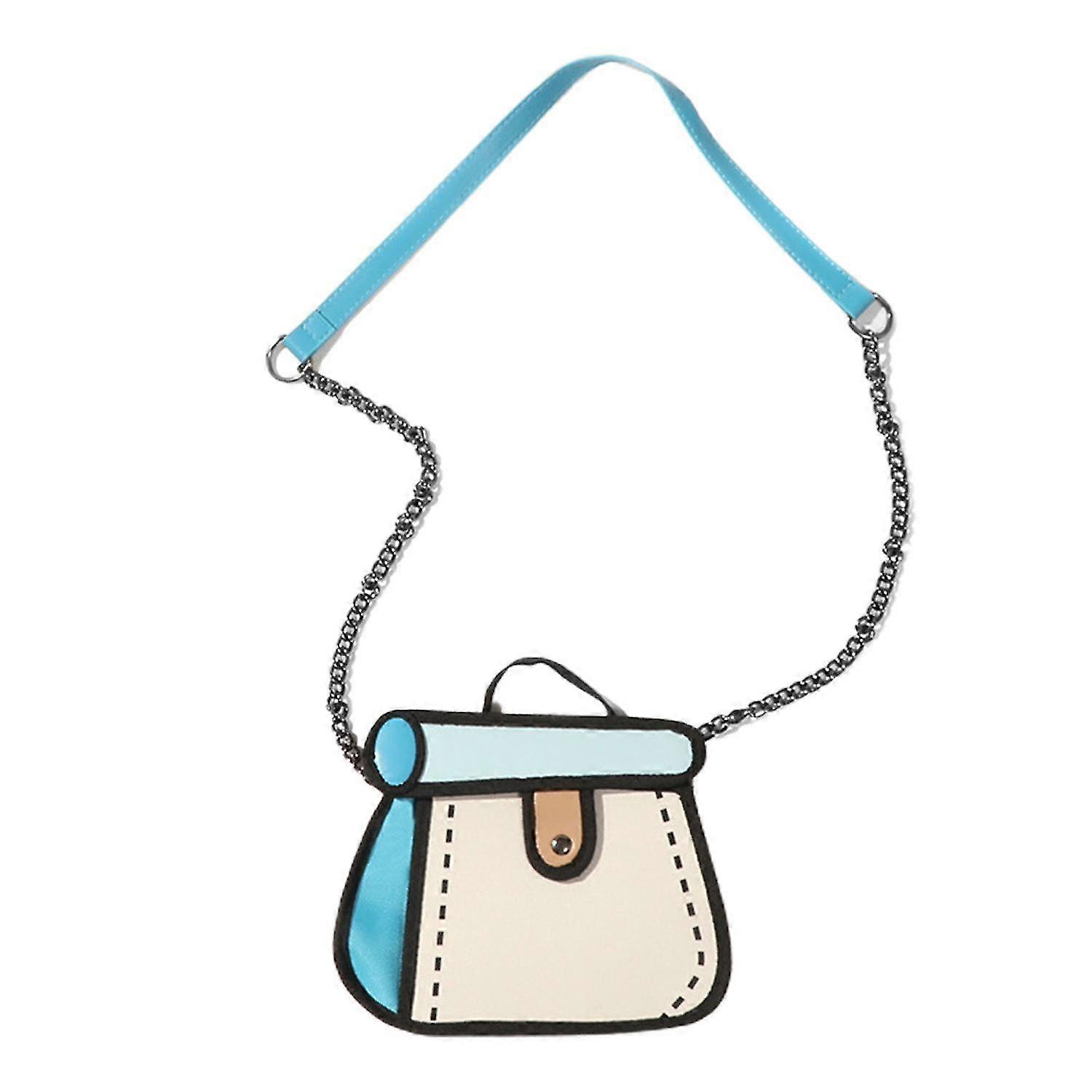 Shoulder Bag 2D Cartoon Messenger Bag for Dating