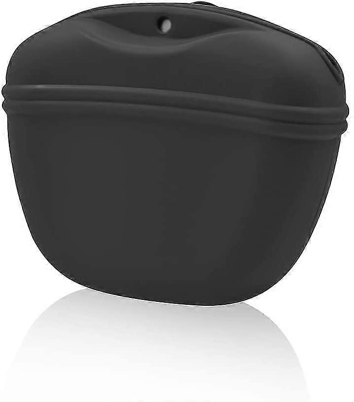 حقيبة تدريب الكلب مع المغناطيس ، حقيبة علاج الكلاب السيليكون المحمولة متعددة الأغراض مع كليب