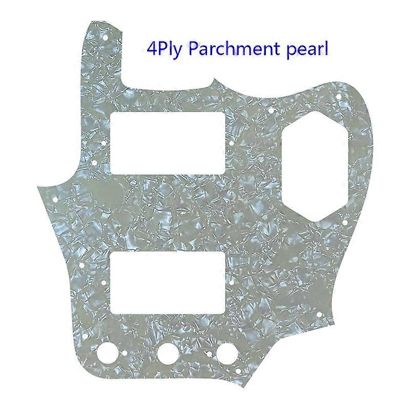 XinYue Custom Guitar Parts Scratch Plate For MIJ Jaguar Guitar Pickguard With PAF Humbucker Scratch Plate Flame Pattern