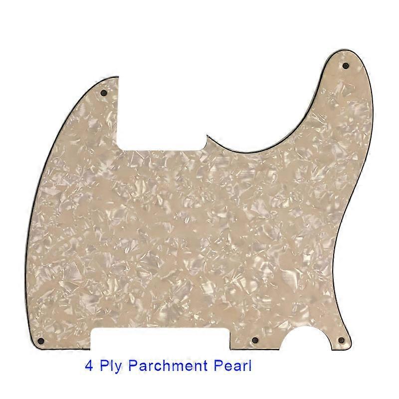 Xin Yue 3D Printed Plastic 5 Holes TL Blank 4Ply Pickguard Scratch Plates With Screws For Esquire Various Colors For Telecaster