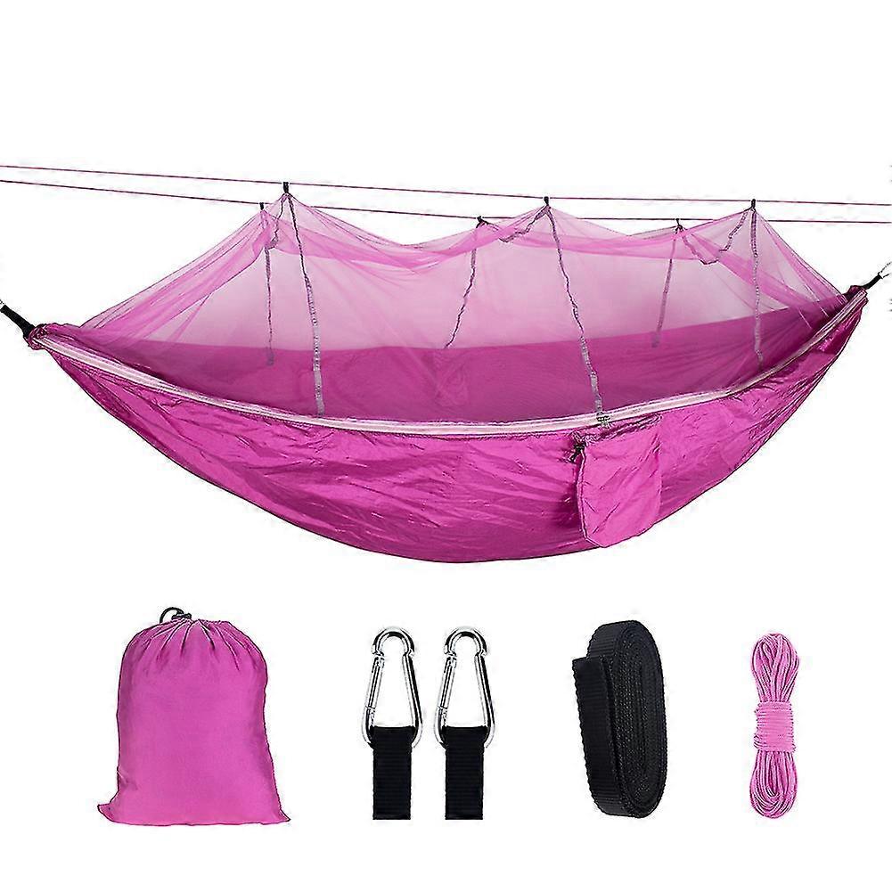 Encrypted Mesh Anti-Mosquito Hammock Outdoor Camping Portable Double Hammock