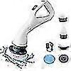 Rechargeable Electric Scrubber, Scrubber With 4 Replaceable Cleaning Brush Heads