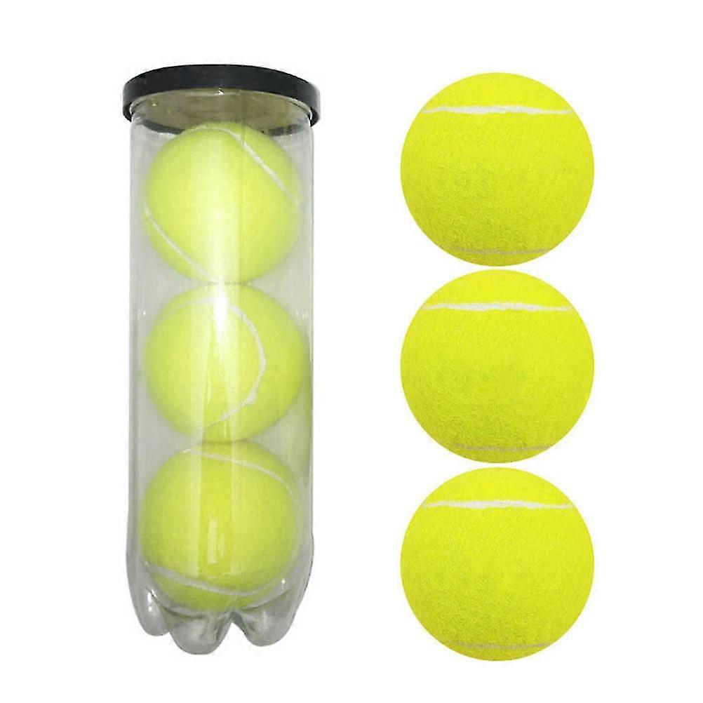 Beginner Training Tennis Balls 3 Pack with Durable Pressurized Can