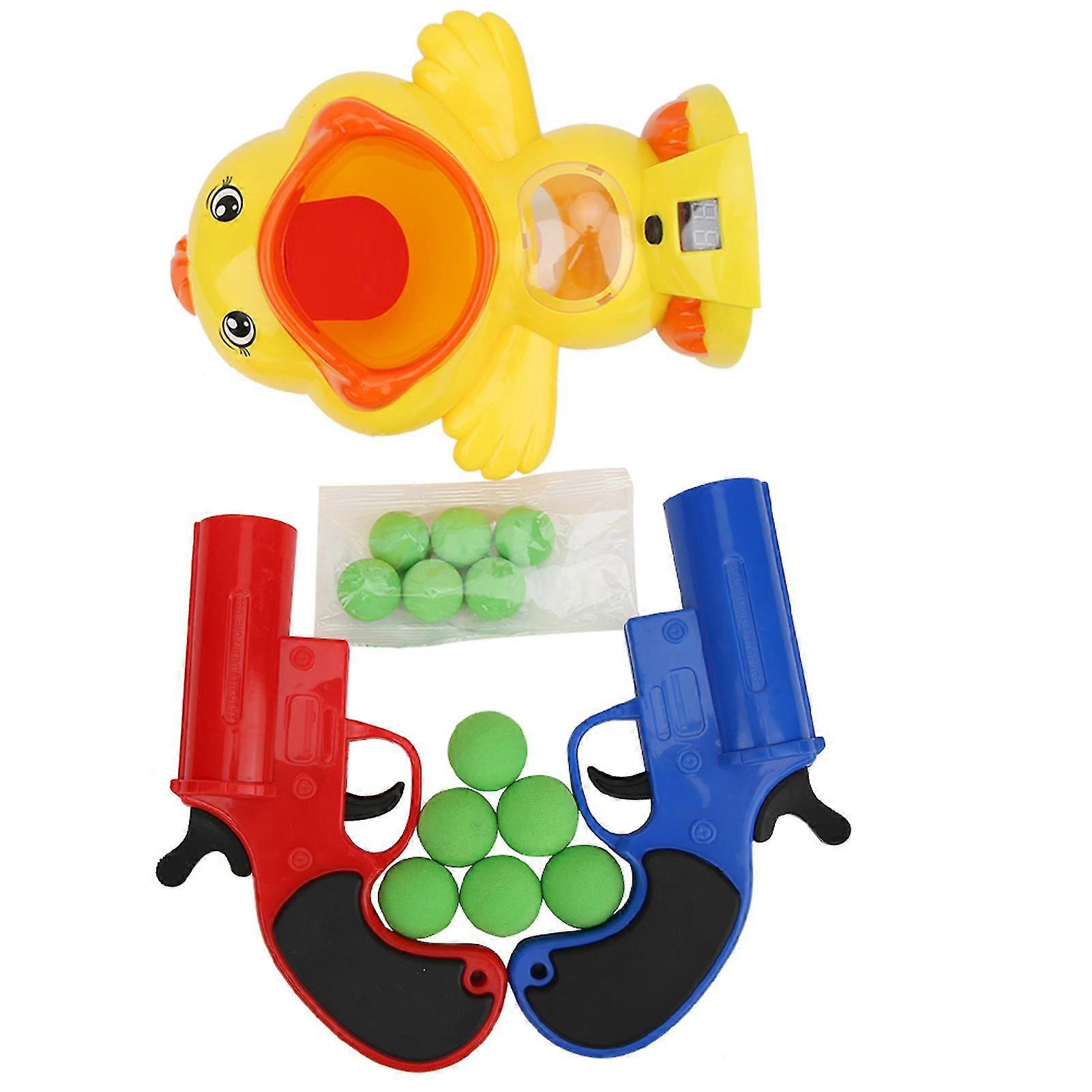 Interactive Duck Shooting Game with Foam Ball Gun for Children