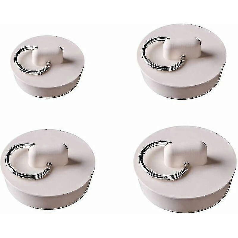 (4 Sizes) 4pcs Rubber Sink Plug With Hanging Loop Kitchen Drain Plug Sink Plug Bathroom Plug For Kitchen - Harry